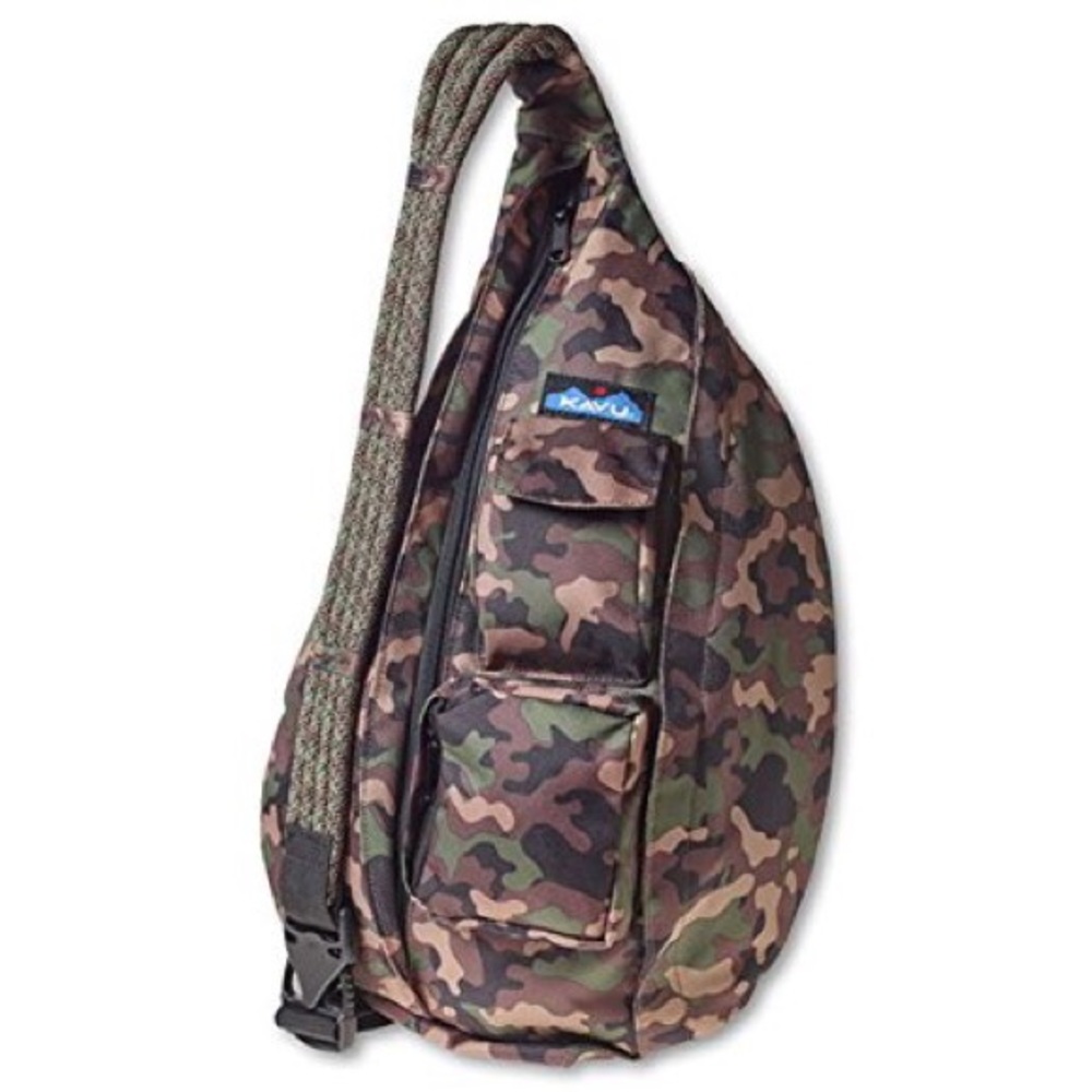RARE! Kavu rope sling bag Camo Camouflage